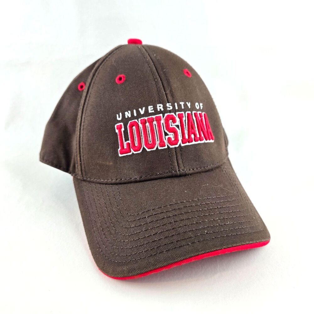 University Of Louisiana Hat Mens OSFM Brown Baseball Cap The Game Ragin' Cajuns